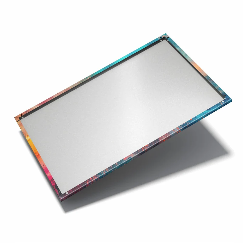 Metall Magnettafel - Silhouette am Horizont