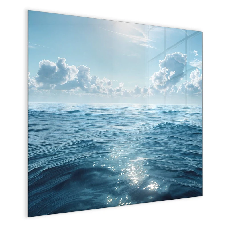 Magnettafel - Ozean unter Wolken