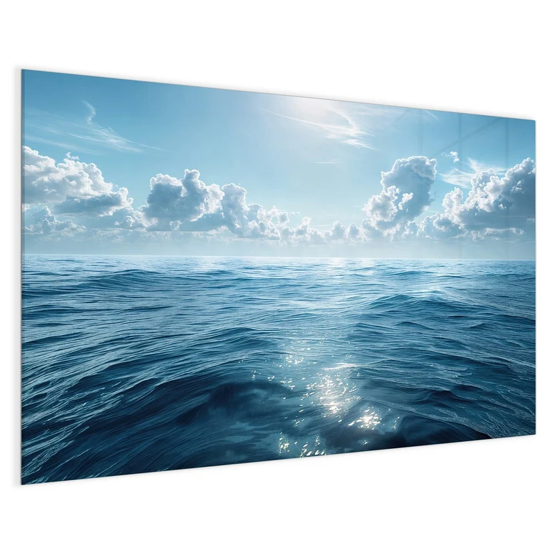 Magnettafel - Ozean unter Wolken