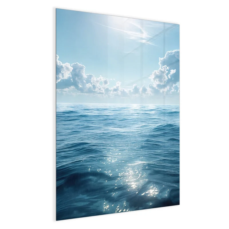 Magnettafel - Ozean unter Wolken