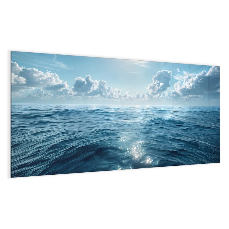 Magnettafel - Ozean unter Wolken
