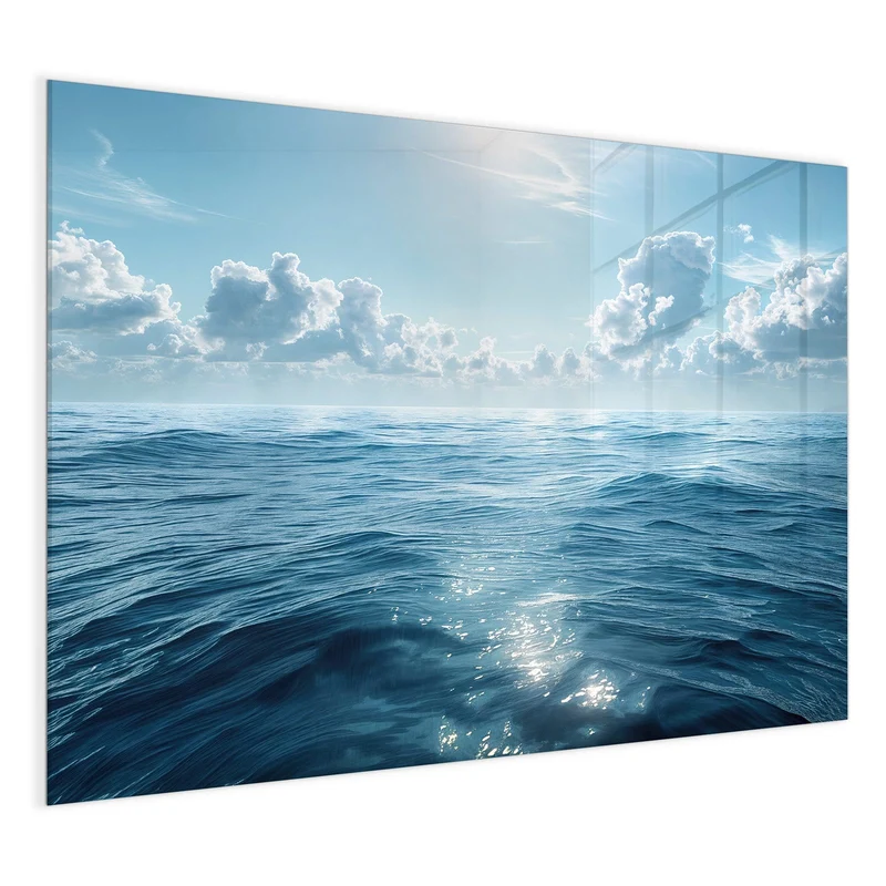 Magnettafel - Ozean unter Wolken