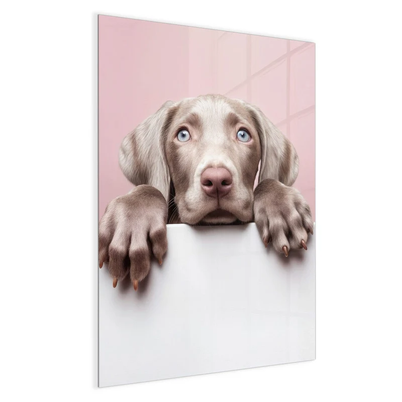 Magnettafel - Weimaraner Welpe