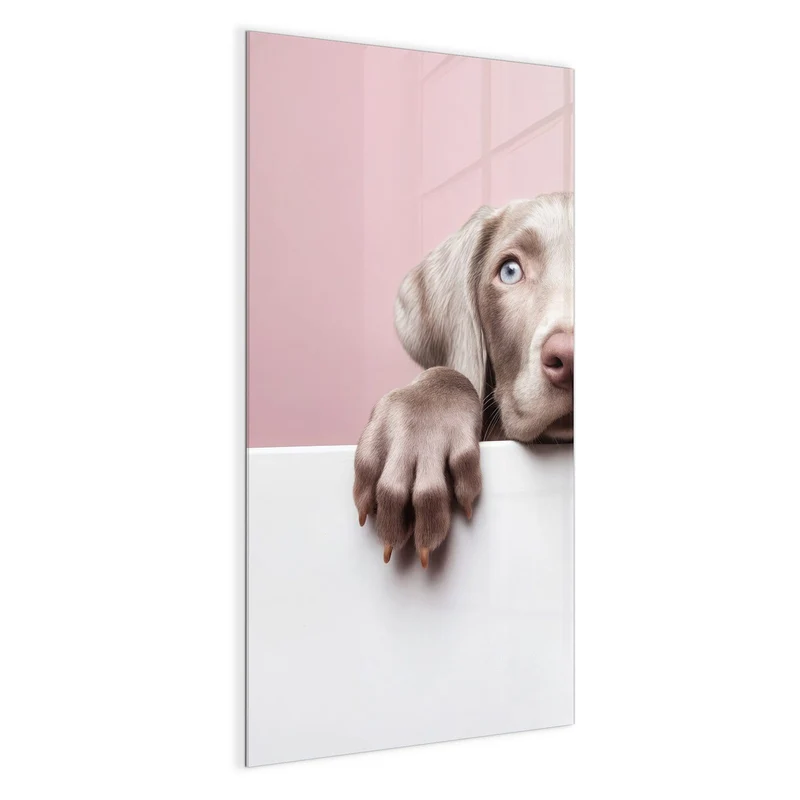 Magnettafel - Weimaraner Welpe
