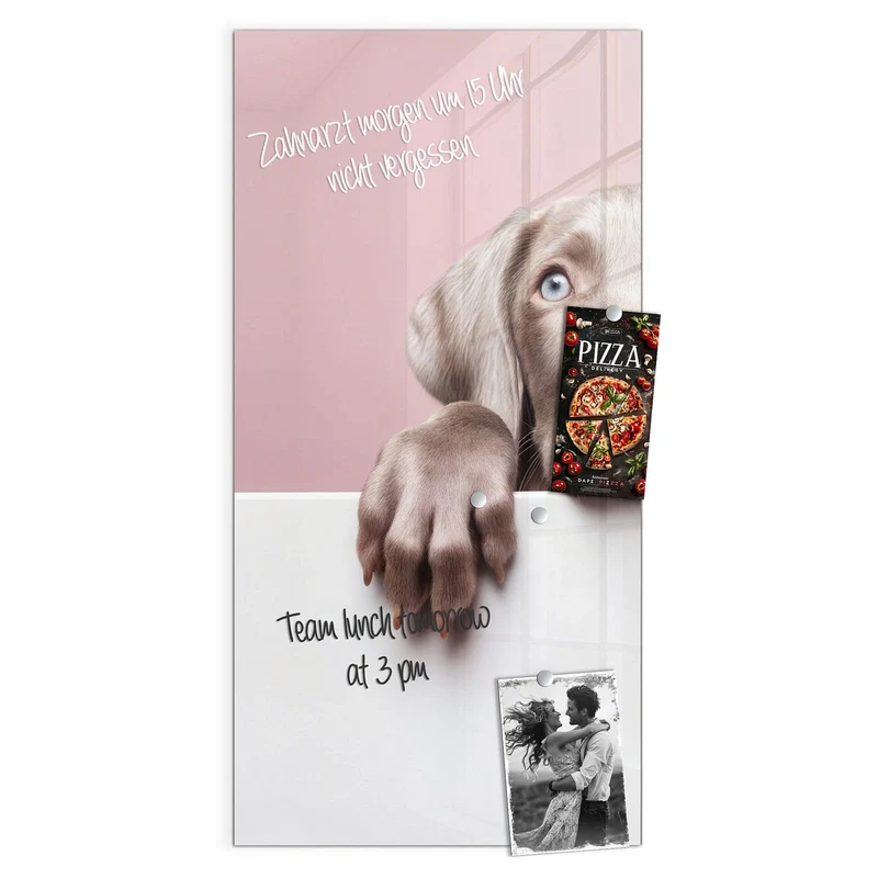 Magnettafel - Weimaraner Welpe