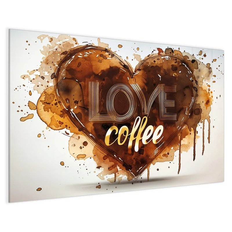 Magnettafel - Kaffeeherz