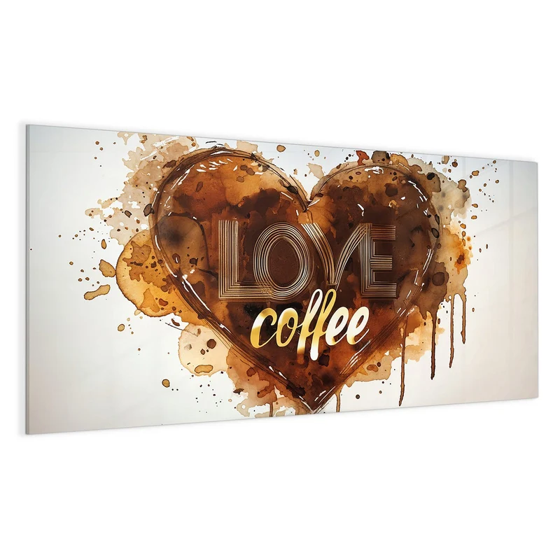 Magnettafel - Kaffeeherz