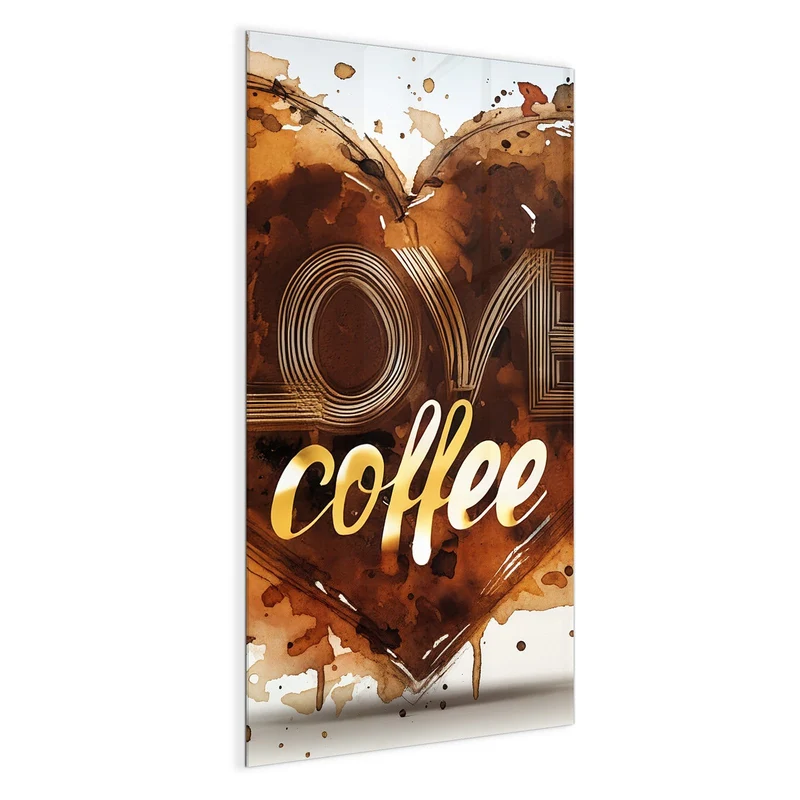 Magnettafel - Kaffeeherz