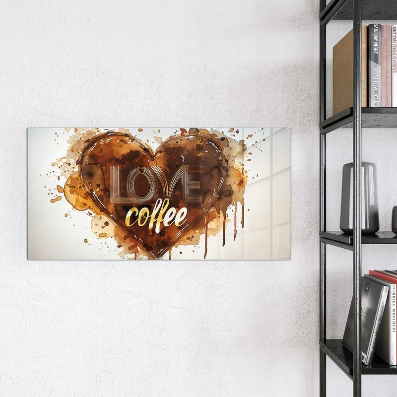 Magnettafel - Kaffeeherz