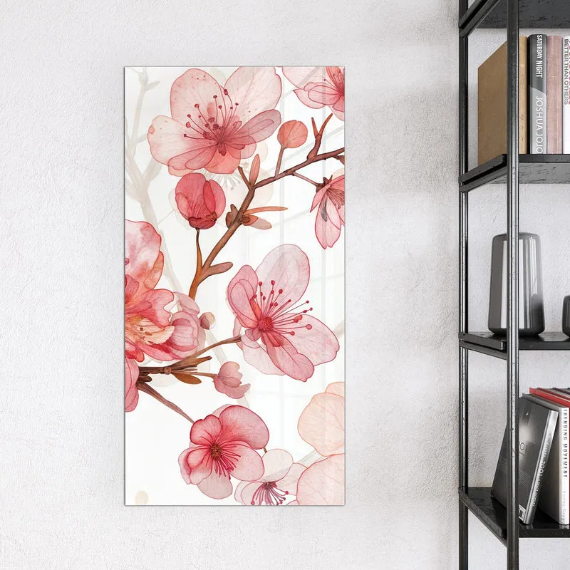 Magnettafel - Kirschblüten in Aquarell