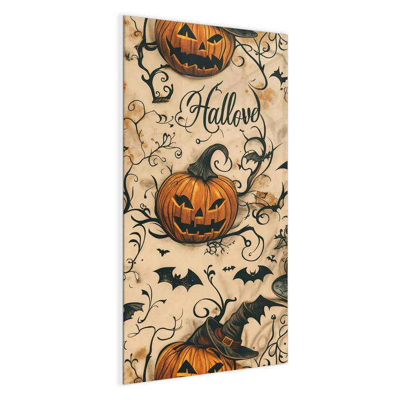 Magnettafel - Halloween Kürbisse