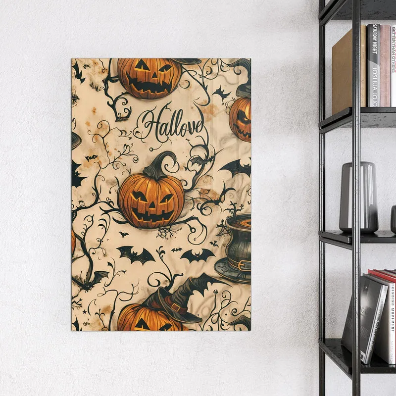 Magnettafel - Halloween Kürbisse