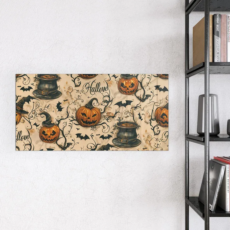 Magnettafel - Halloween Kürbisse