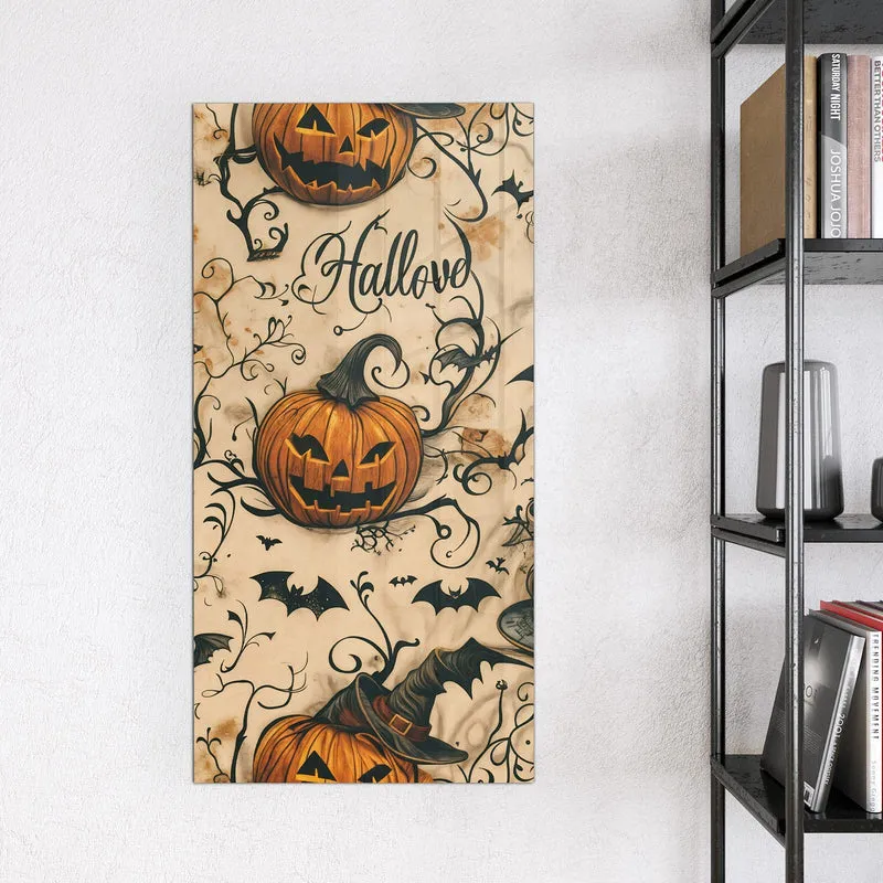 Magnettafel - Halloween Kürbisse