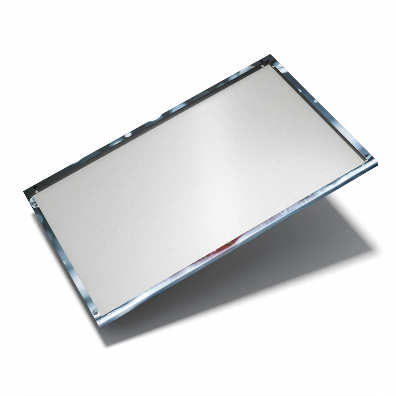 Metall Magnettafel - Erdbeere im Spritzwasser