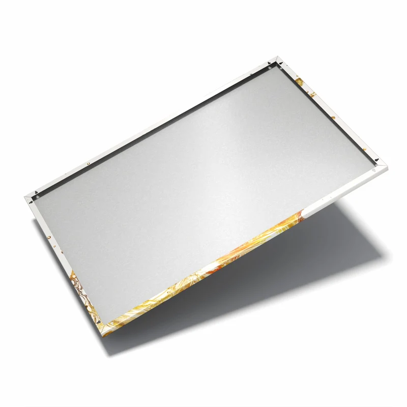 Metall Magnettafel - Apfel mit Goldspritzer
