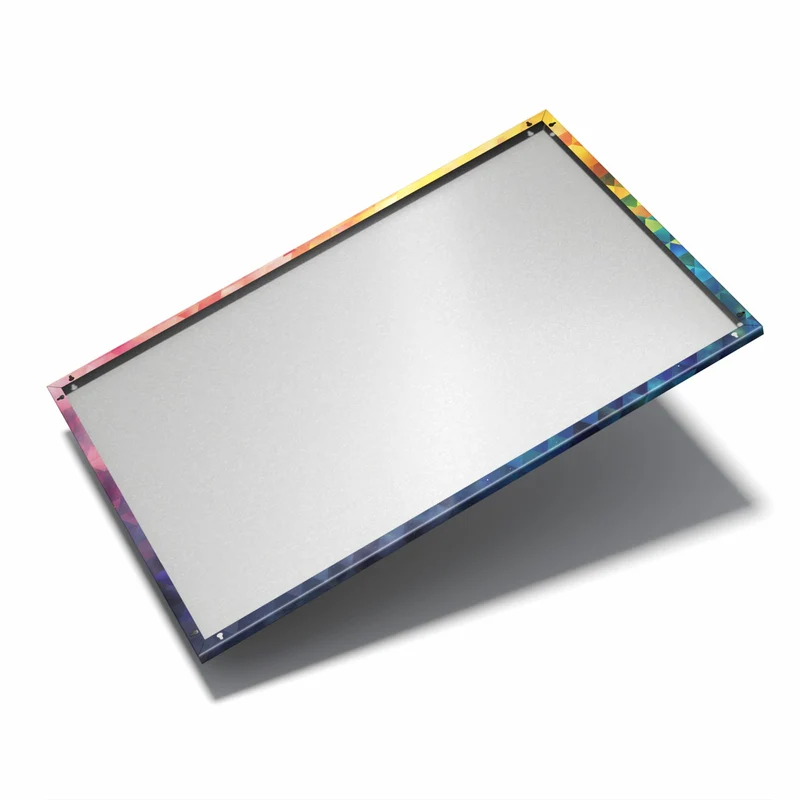 Metall Magnettafel - Bunte Dreiecke