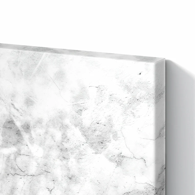 Metall Magnettafel - Weißer Marmor