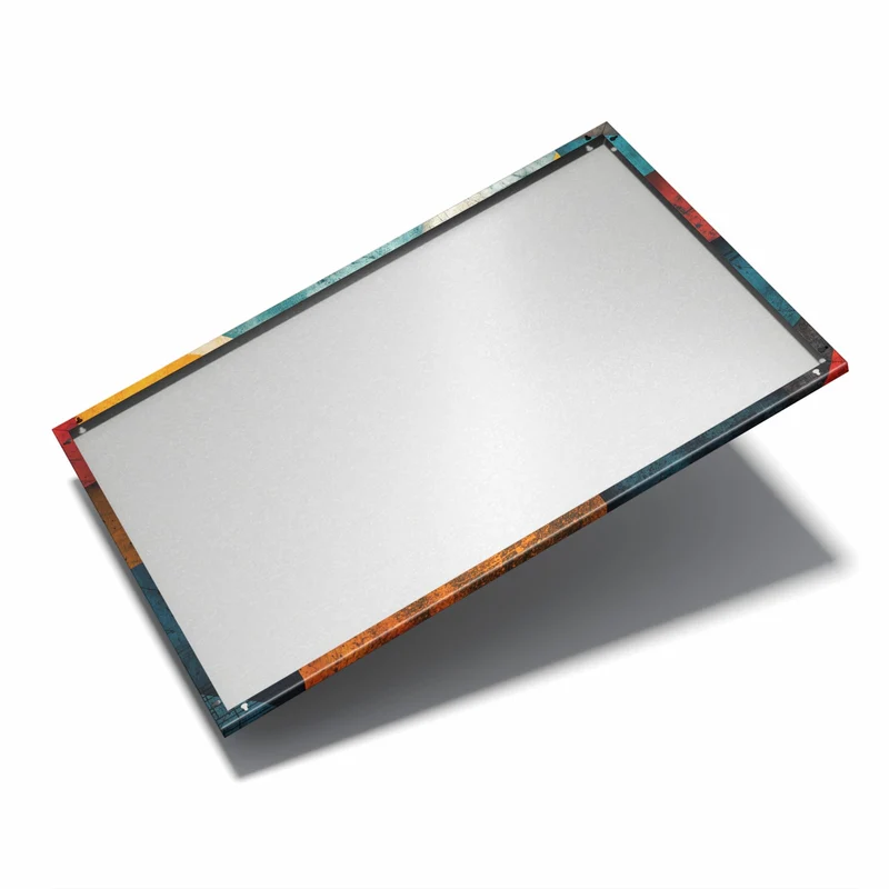 Metall Magnettafel - Kreise und Dreiecke