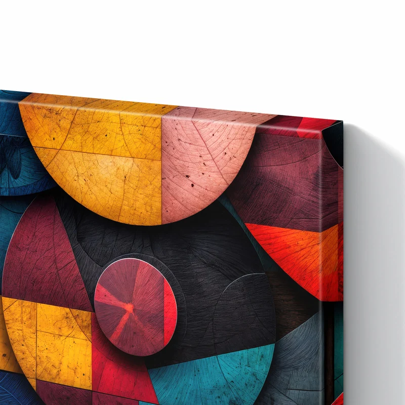 Metall Magnettafel - Formen im Bauhaus-Stil
