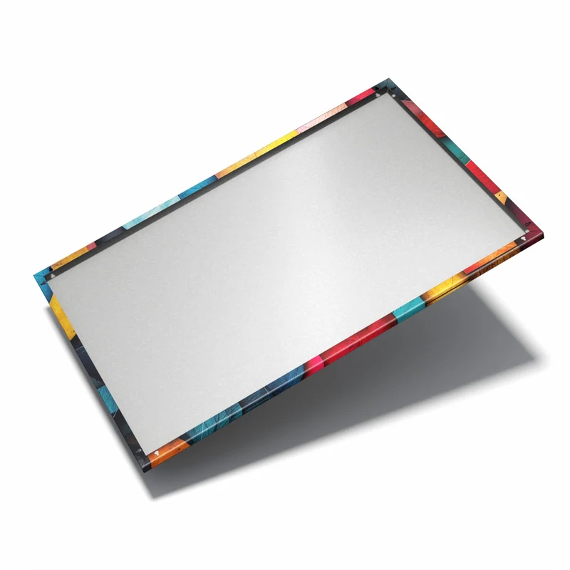 Metall Magnettafel - Formen im Bauhaus-Stil