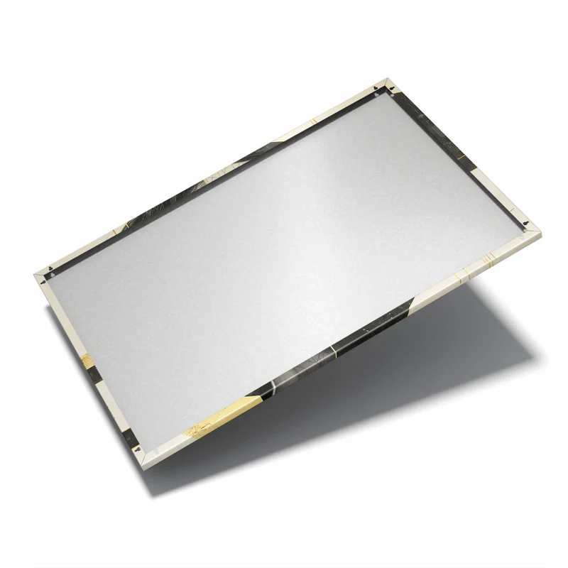 Metall Magnettafel - Porträt mit Blattgold