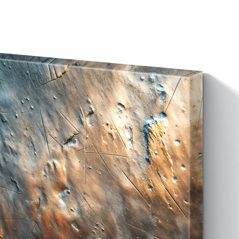 Metall Magnettafel - Zerkratzter Schiefer