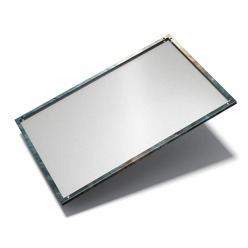 Metall Magnettafel - Zerkratzter Schiefer