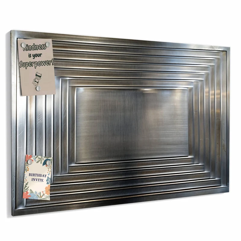Metall Magnettafel - Metallrahmen