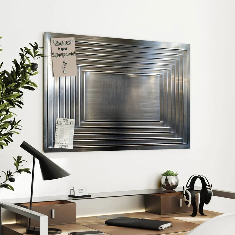 Metall Magnettafel - Metallrahmen