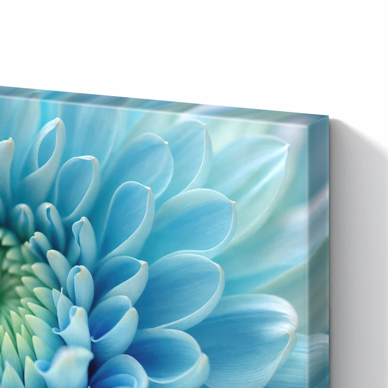 Metall Magnettafel - Helle Chrysantheme