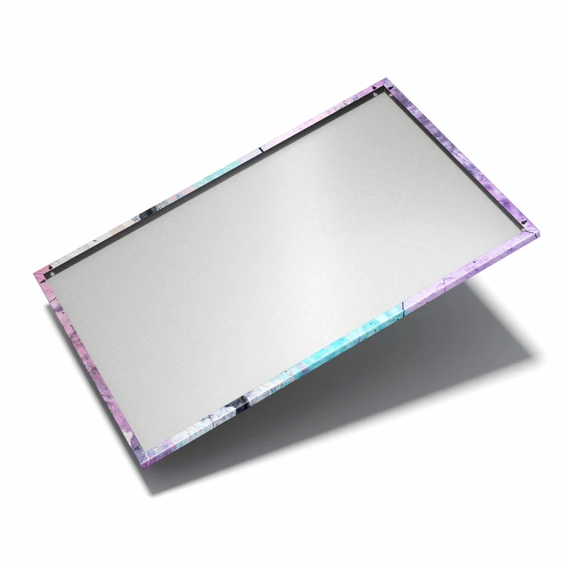 Metall Magnettafel - Rissiger Beton in Lila