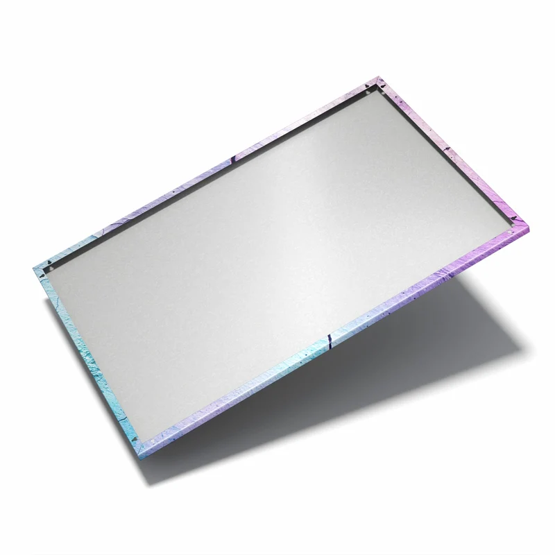 Metall Magnettafel - Risse in Violett