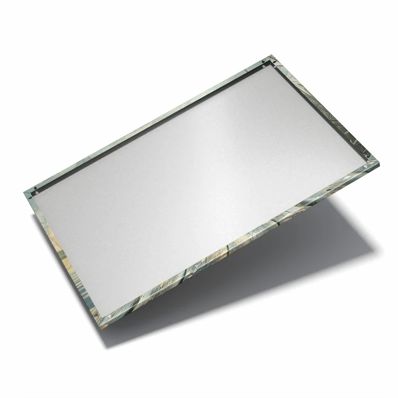 Metall Magnettafel - Steg am Schilfsee