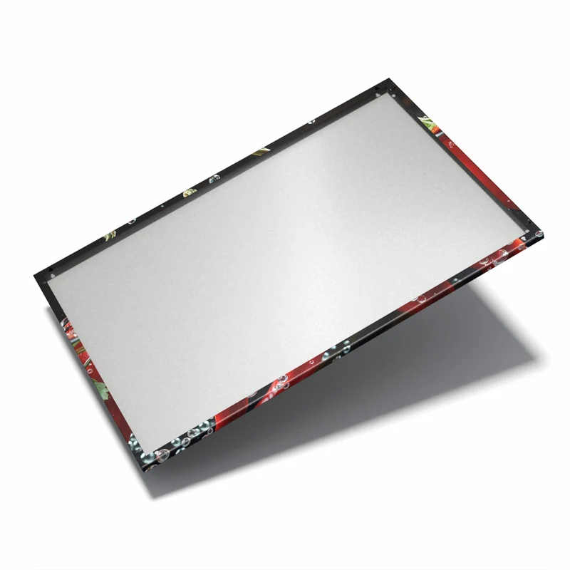 Metall Magnettafel - Chilis mit Luftblasen