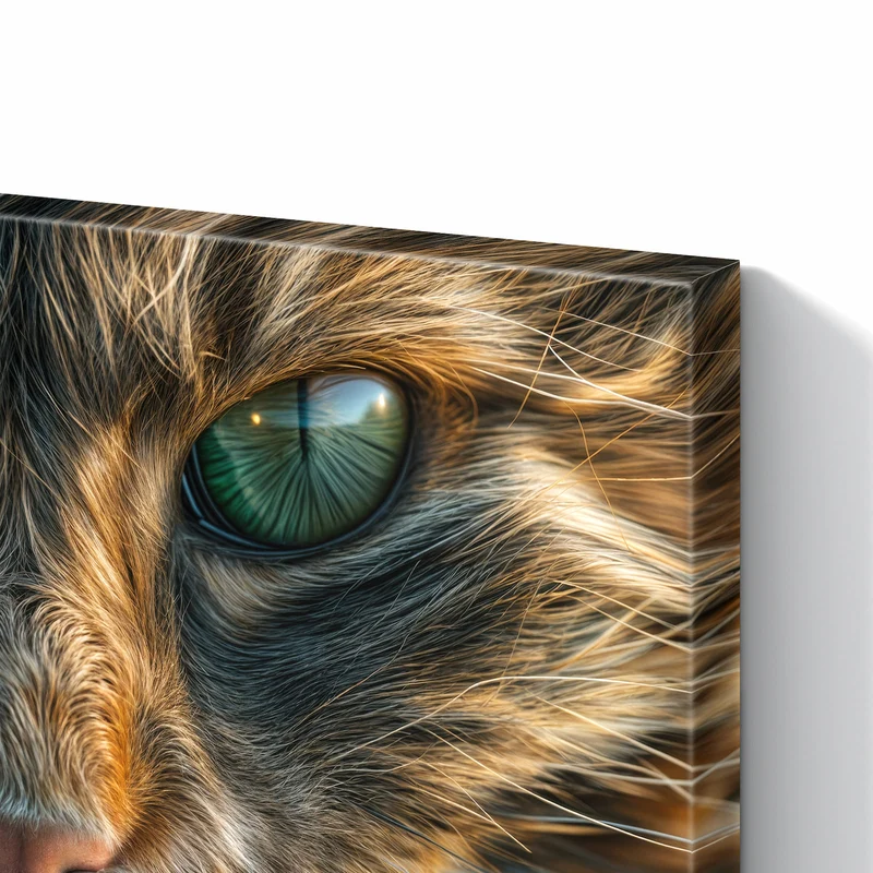 Metall Magnettafel - Getigerte Katze