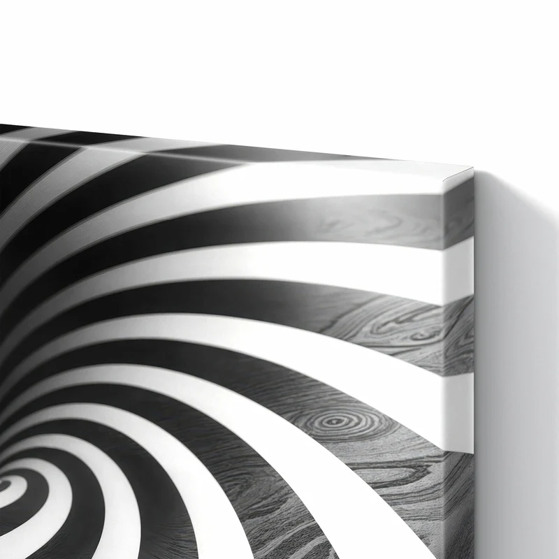 Metall Magnettafel - Hypnotischer Strudel