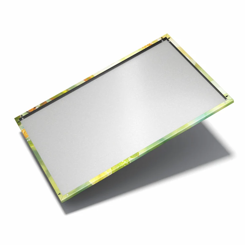 Metall Magnettafel - Blätter mit Tautropfen