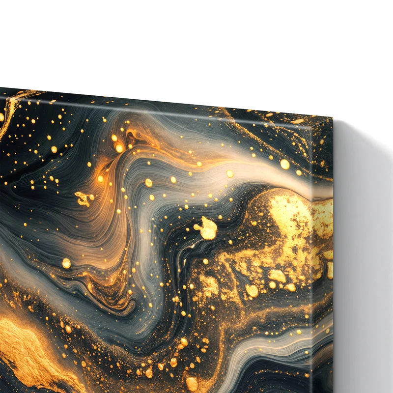 Metall Magnettafel - Marmor mit Goldadern