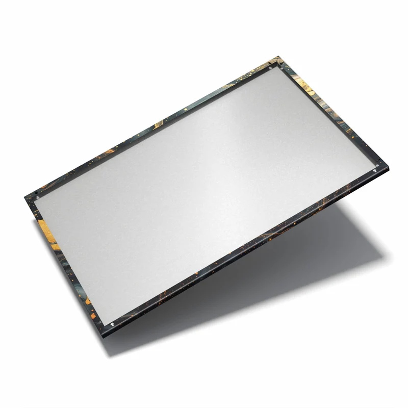 Metall Magnettafel - Marmor mit Goldadern
