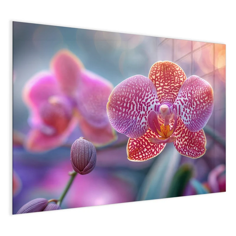 Magnettafel - Exotische Orchidee