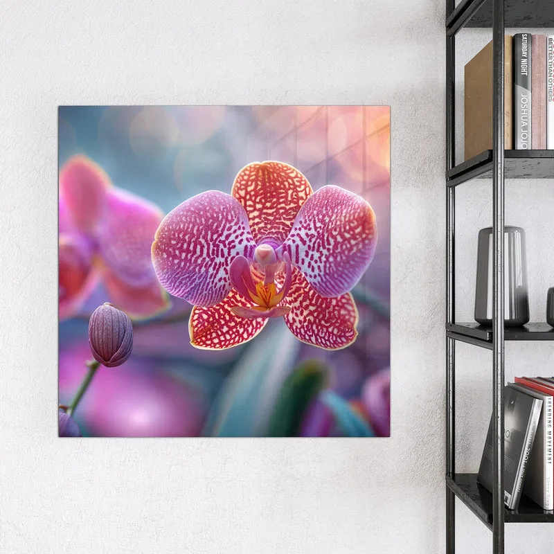 Magnettafel - Exotische Orchidee
