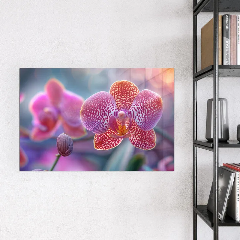 Magnettafel - Exotische Orchidee