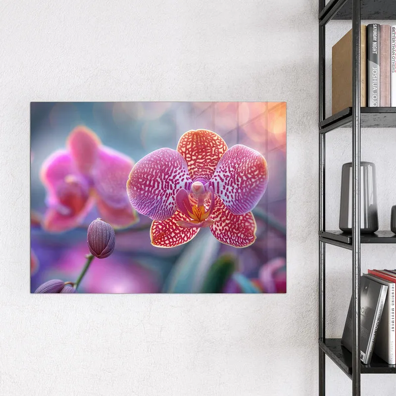 Magnettafel - Exotische Orchidee