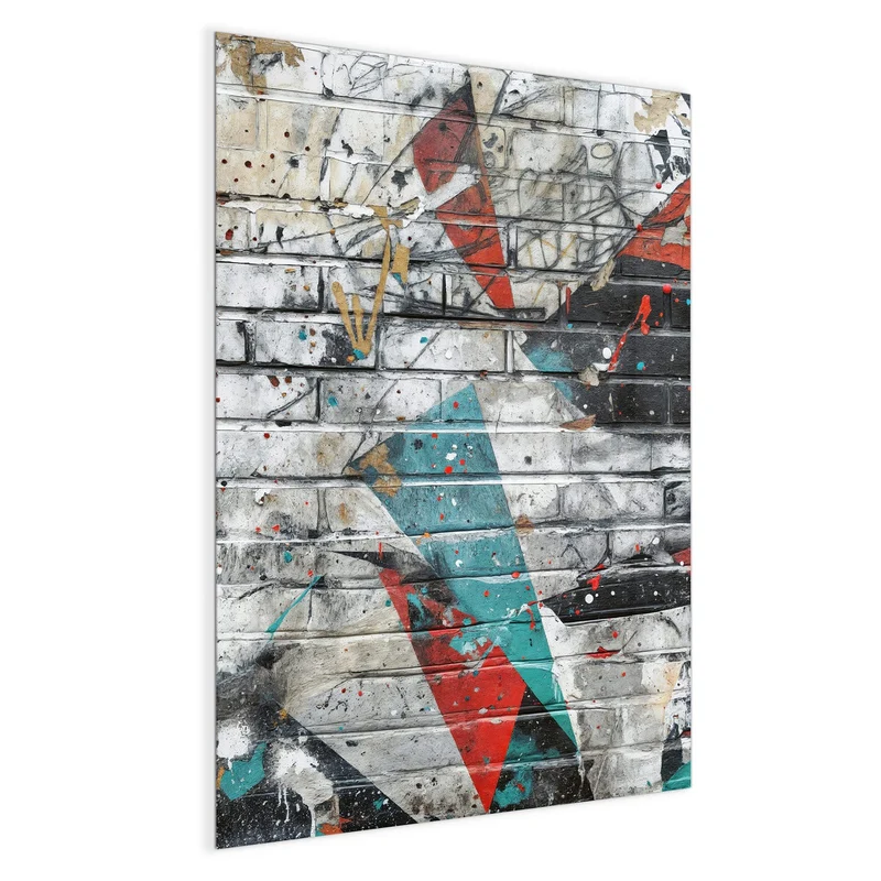 Magnettafel - Zickzack-Graffiti