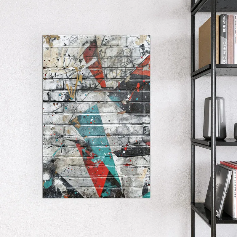 Magnettafel - Zickzack-Graffiti
