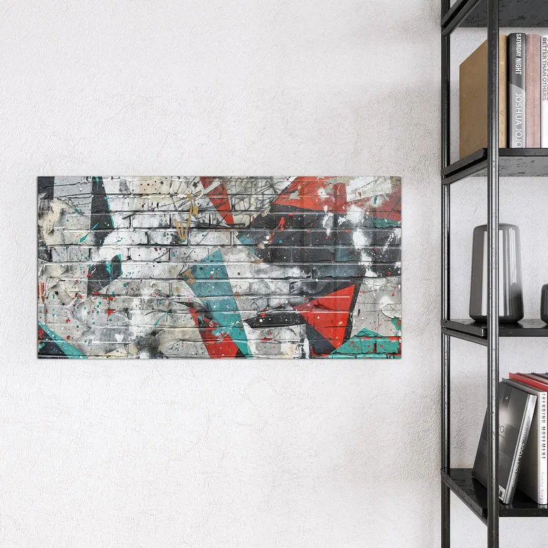 Magnettafel - Zickzack-Graffiti