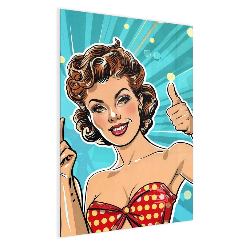 Magnettafel - Retro Freundinnen