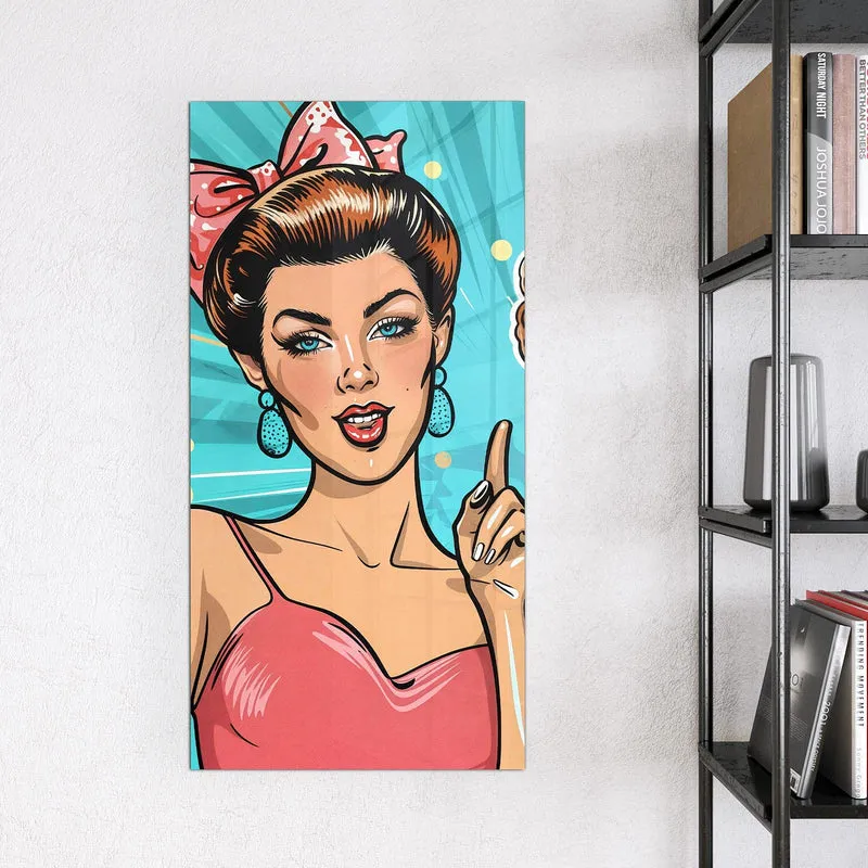 Magnettafel - Retro Freundinnen