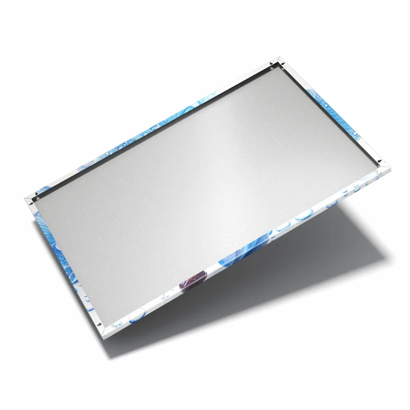 Metall Magnettafel - Blaue Orchideen